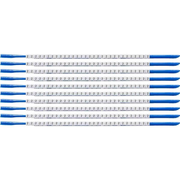 ClipSleeve Wire Markers Size 07 Nylon 18 AWG - 18 AWG, 2 Pack of 300 Each, 300PK